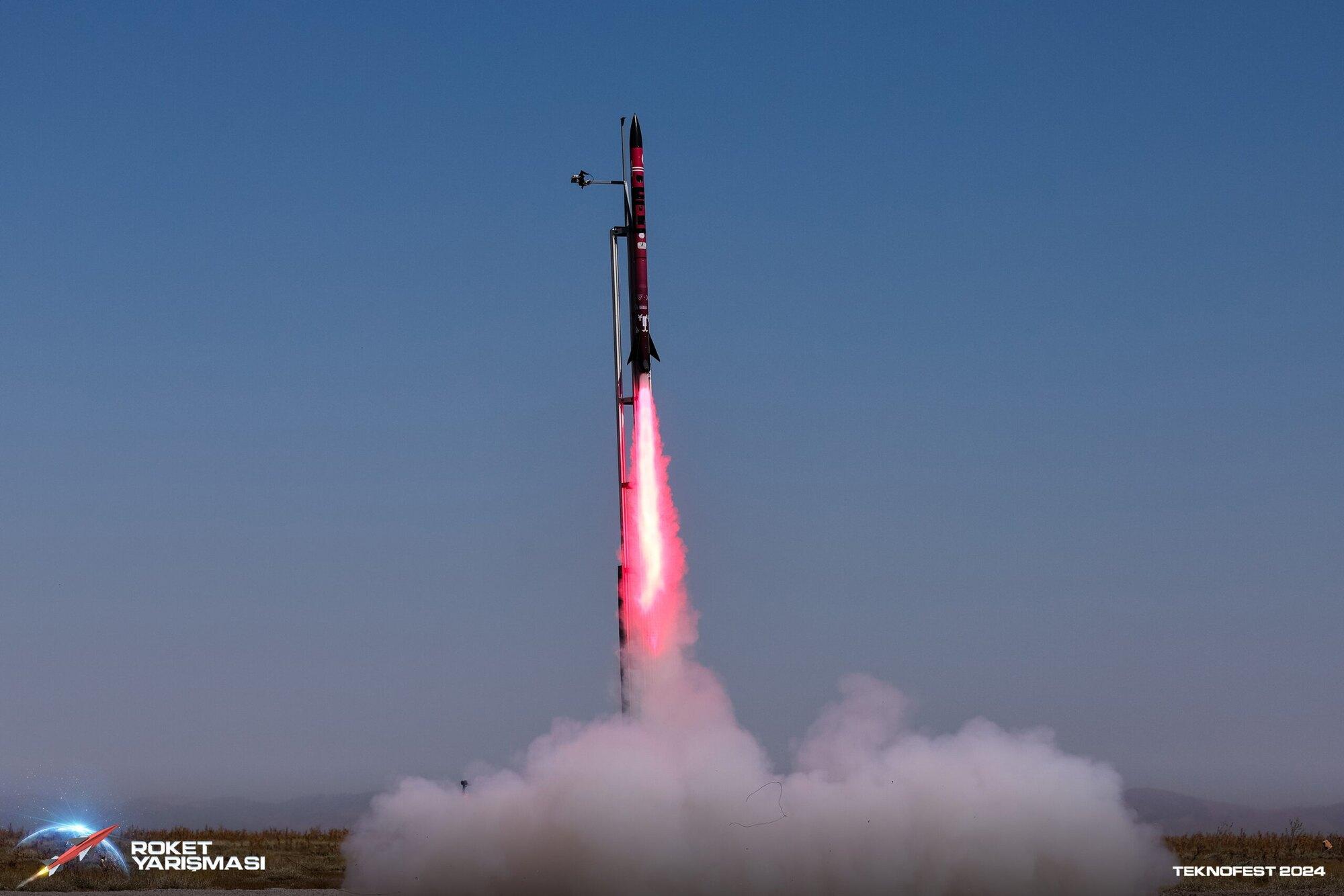 FALCON IV lifting off at TEKNOFEST 2024